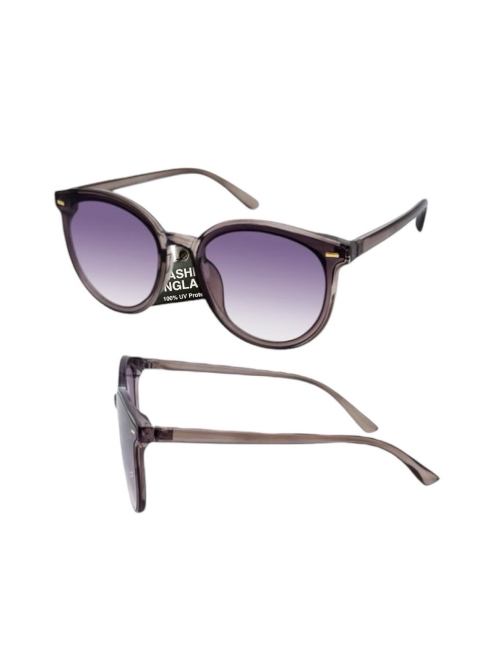 Fashion Round Full Rim Sunglasses